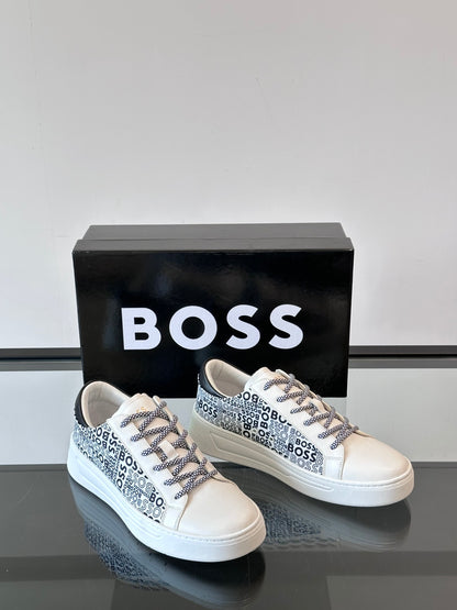 Boss Italian-Made Cupsole Sneakers