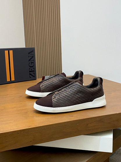 Ermenegildo Zegna Triple Stitch Sneakers