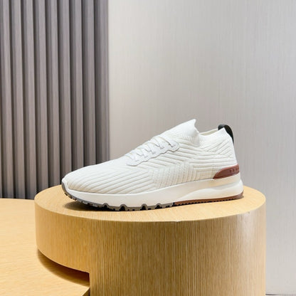 Brunello Cucinelli Men's Flyknit Sneakers – New Collection