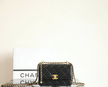 Chanel 25S Double Gold Bead Flap Bag – Spring/Summer Collection – 2025