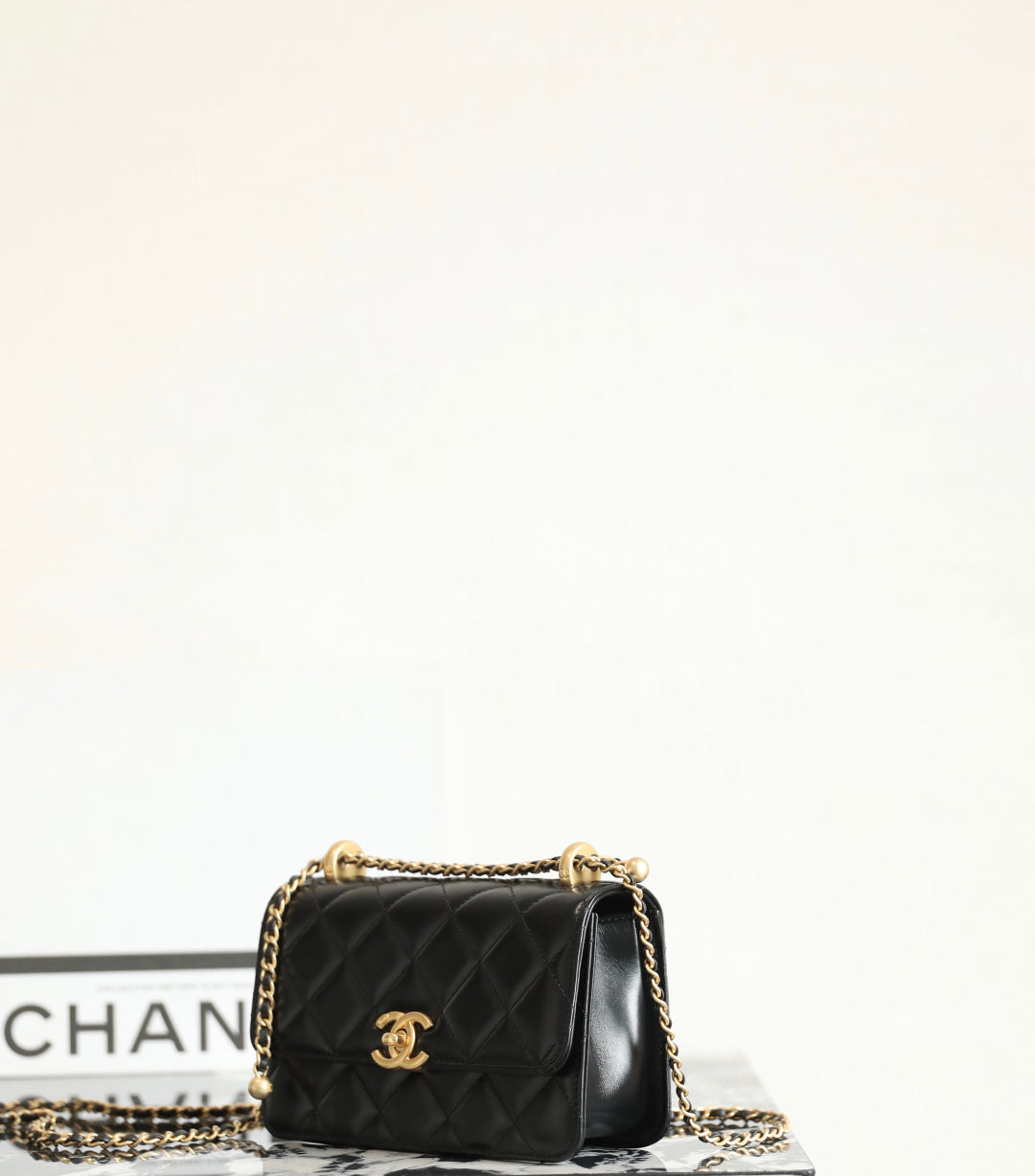 Chanel 25S Double Gold Bead Flap Bag – Spring/Summer Collection – 2025