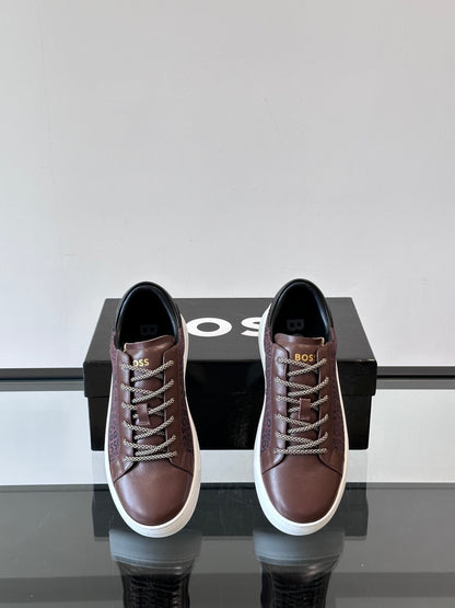 Boss Italian-Made Cupsole Sneakers