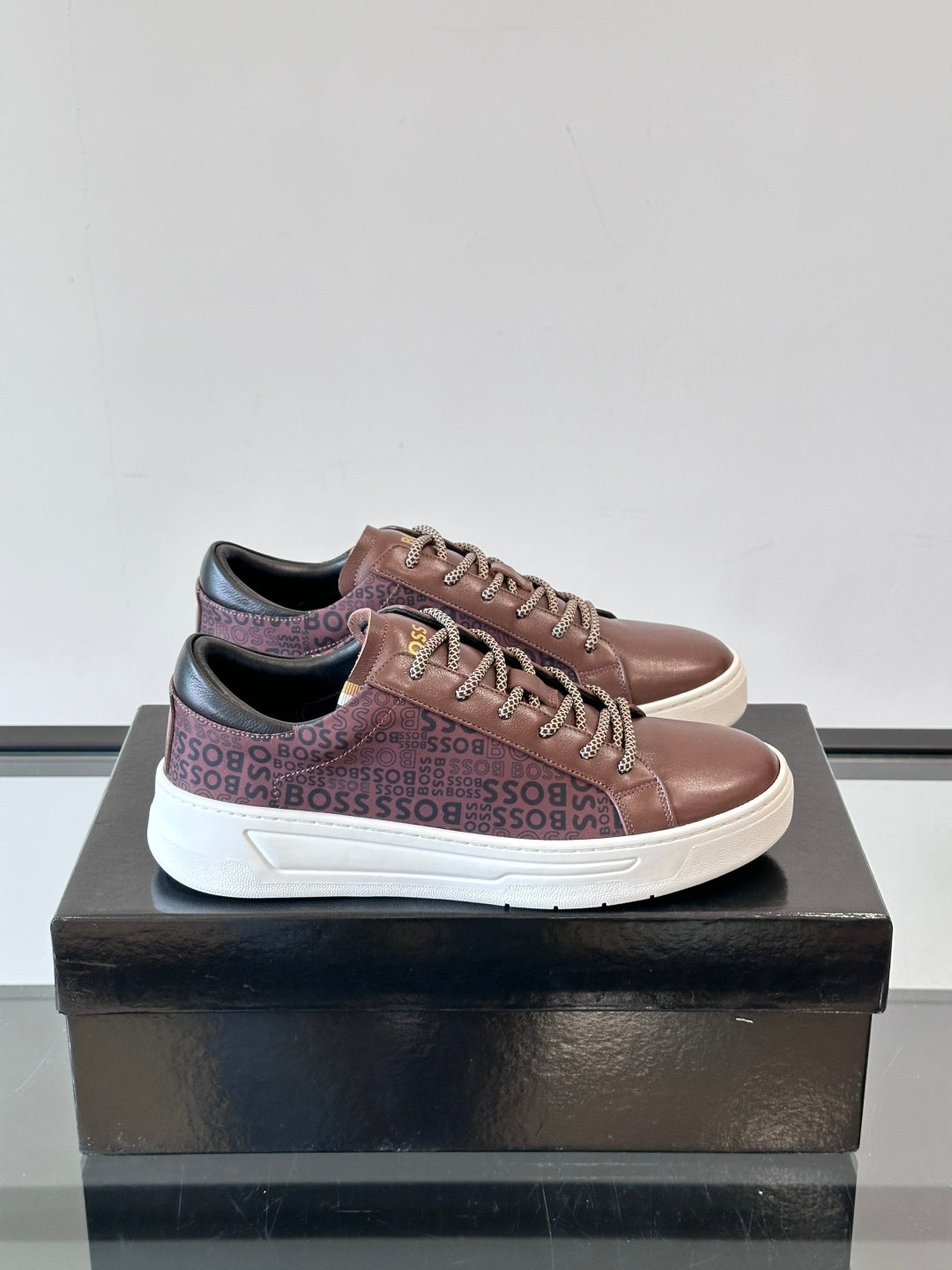 Boss Italian-Made Cupsole Sneakers