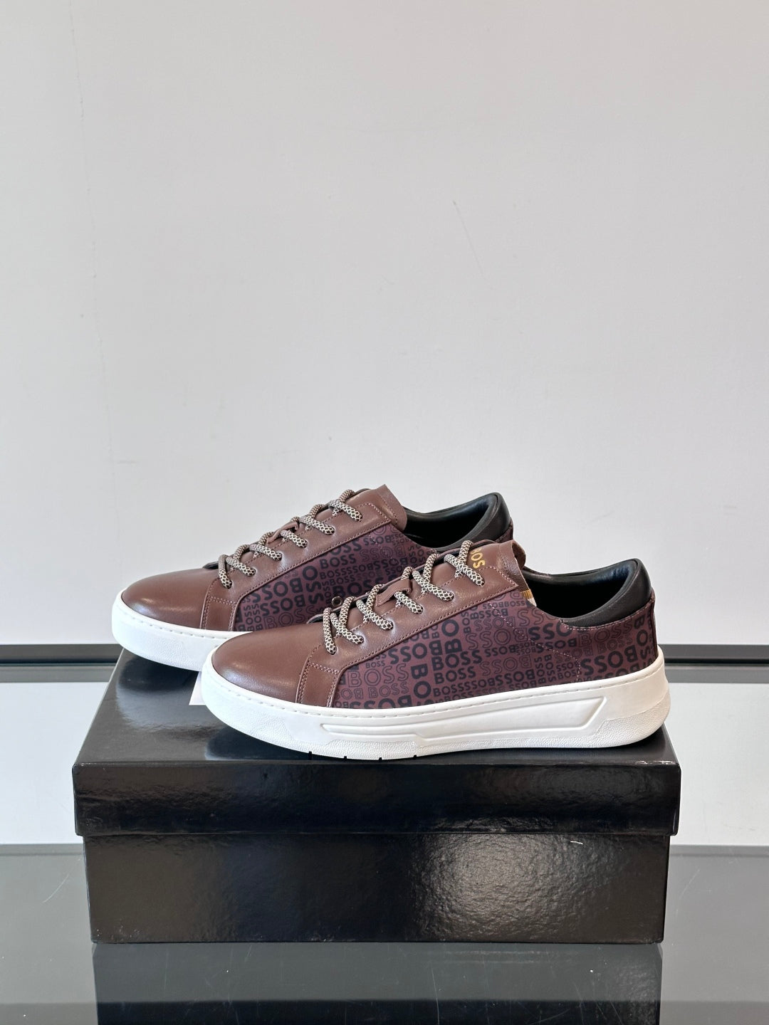 Boss Italian-Made Cupsole Sneakers