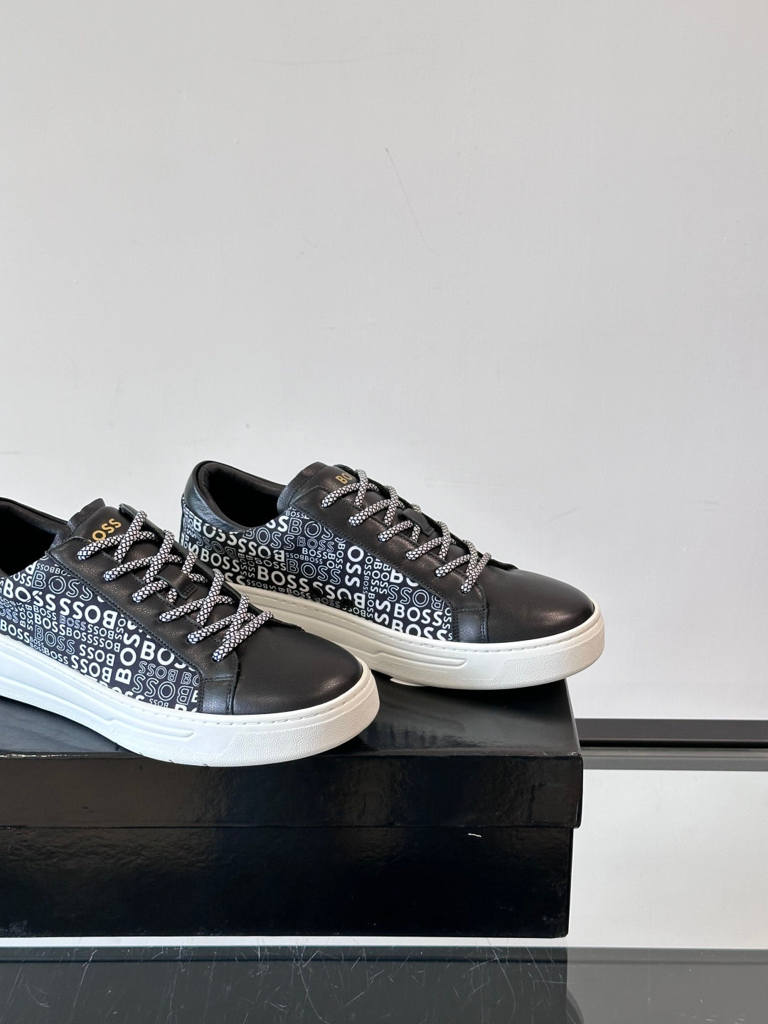 Boss Italian-Made Cupsole Sneakers