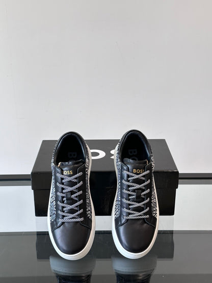 Boss Italian-Made Cupsole Sneakers