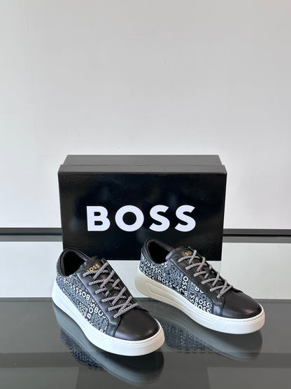 Boss Italian-Made Cupsole Sneakers