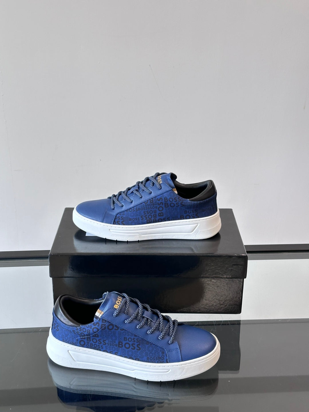 Boss Italian-Made Cupsole Sneakers