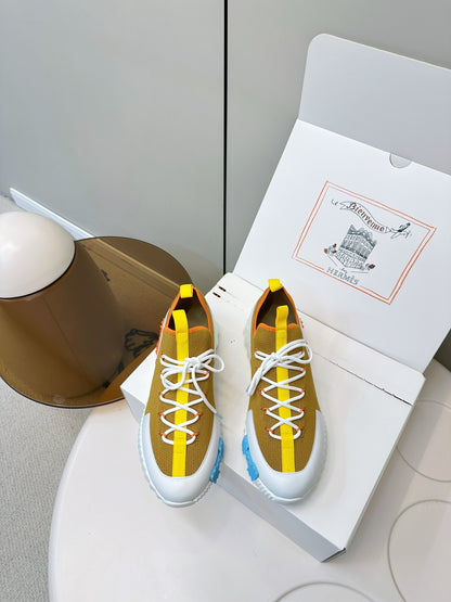 Hermes H Classic Couple Sneakers