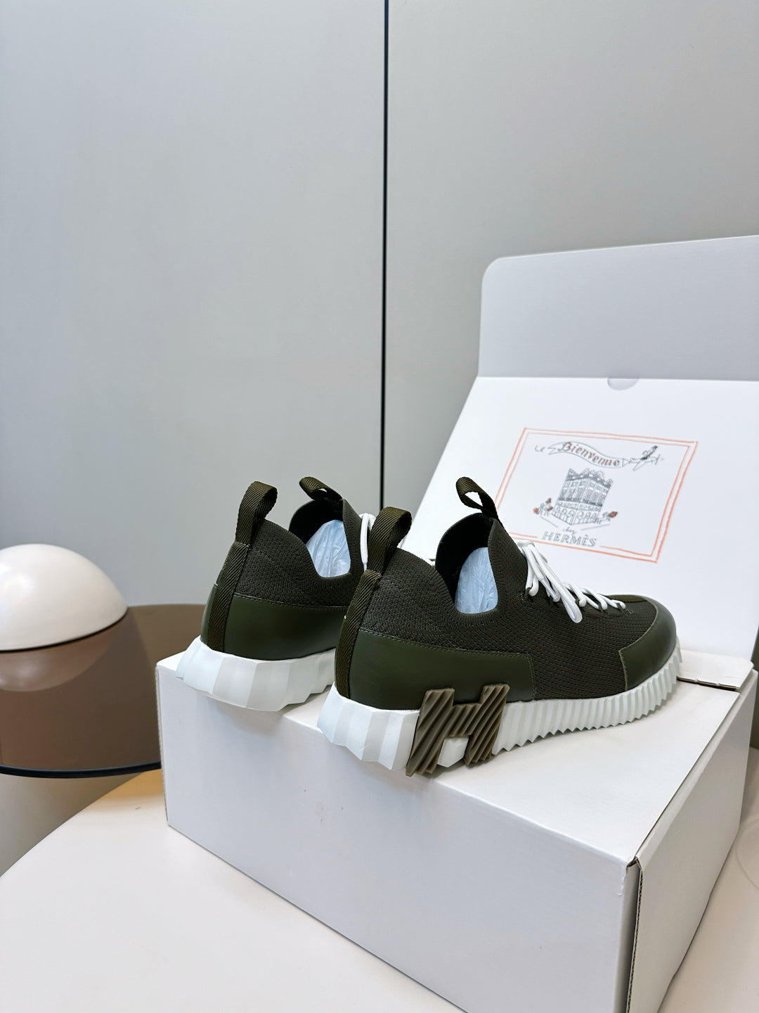 Hermes H Classic Couple Sneakers