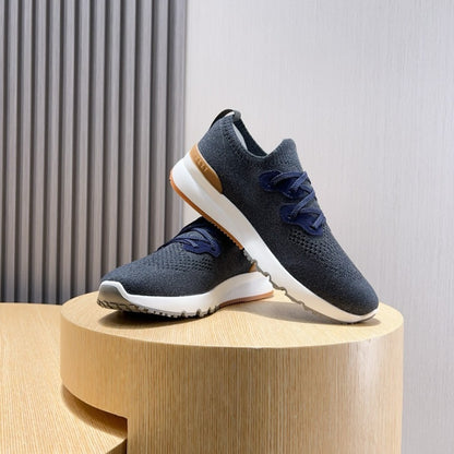 Brunello Cucinelli Men's Flyknit Sneakers – New Collection