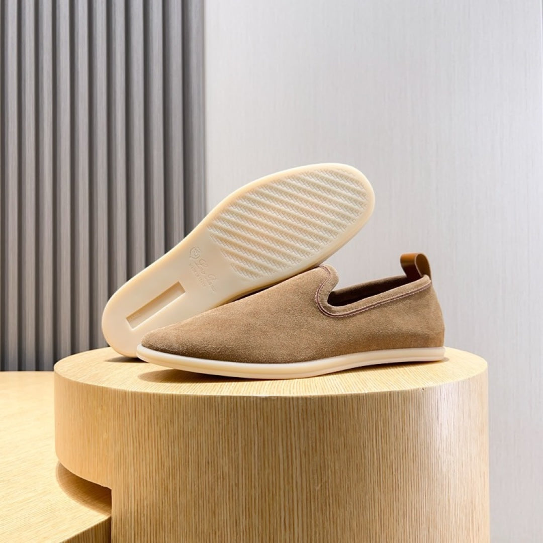 Loro Piana Suede Moccasin Loafers – 2025 Collection