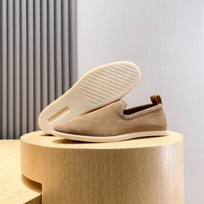 Loro Piana Suede Moccasin Loafers – 2025 Collection