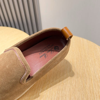 Loro Piana Suede Moccasin Loafers – 2025 Collection