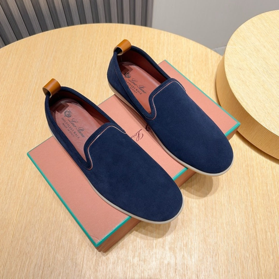 Loro Piana Suede Moccasin Loafers – 2025 Collection