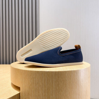 Loro Piana Suede Moccasin Loafers – 2025 Collection