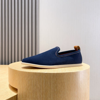 Loro Piana Suede Moccasin Loafers – 2025 Collection