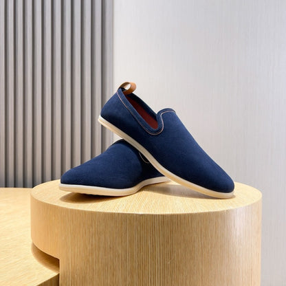 Loro Piana Suede Moccasin Loafers – 2025 Collection