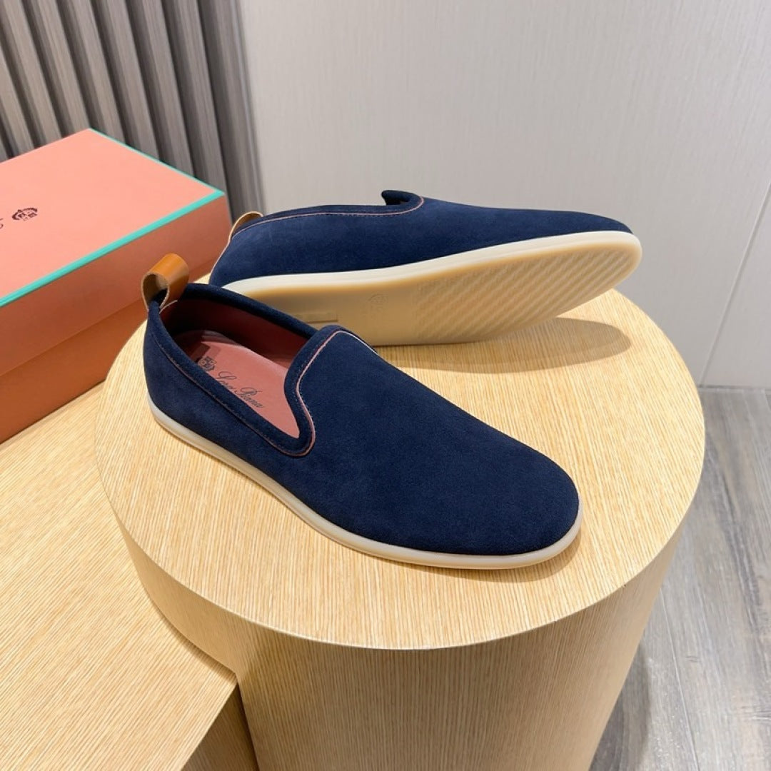 Loro Piana Suede Moccasin Loafers – 2025 Collection