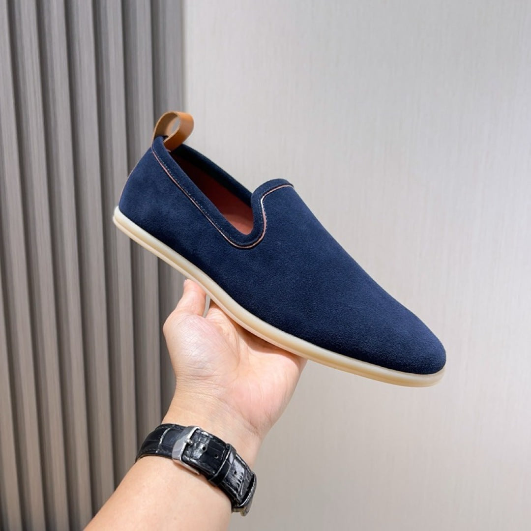 Loro Piana Suede Moccasin Loafers – 2025 Collection