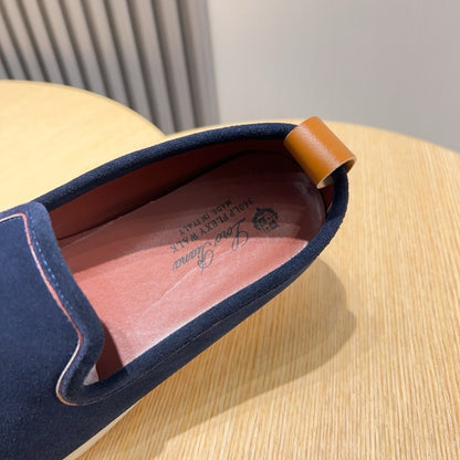 Loro Piana Suede Moccasin Loafers – 2025 Collection