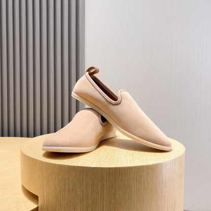 Loro Piana Suede Moccasin Loafers – 2025 Collection
