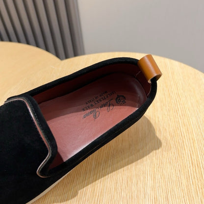 Loro Piana Suede Moccasin Loafers – 2025 Collection