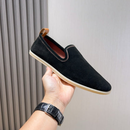 Loro Piana Suede Moccasin Loafers – 2025 Collection
