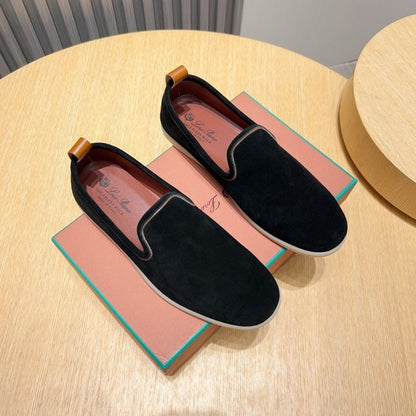 Loro Piana Suede Moccasin Loafers – 2025 Collection