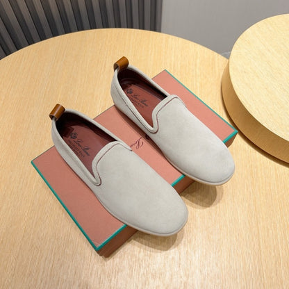 Loro Piana Suede Moccasin Loafers – 2025 Collection