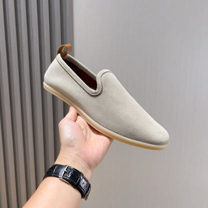 Loro Piana Suede Moccasin Loafers – 2025 Collection