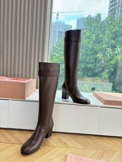 Miu Miu Chelsea Knee-High Boots – 25FW