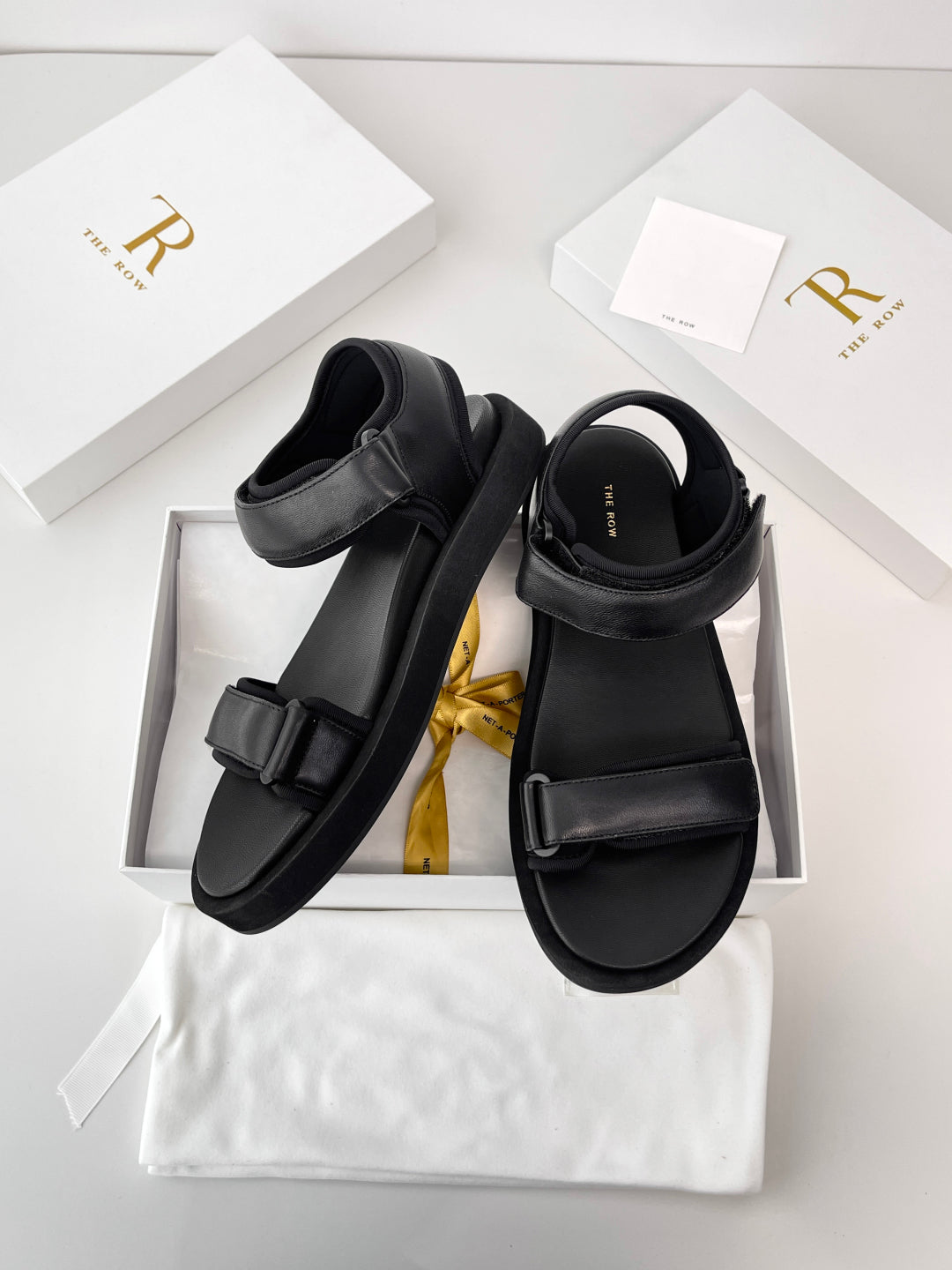 The Row Classic Velcro Beach Sandals