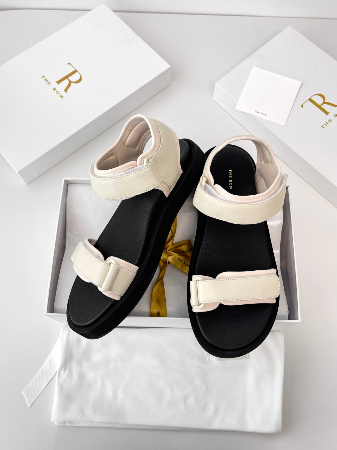 The Row Classic Velcro Beach Sandals