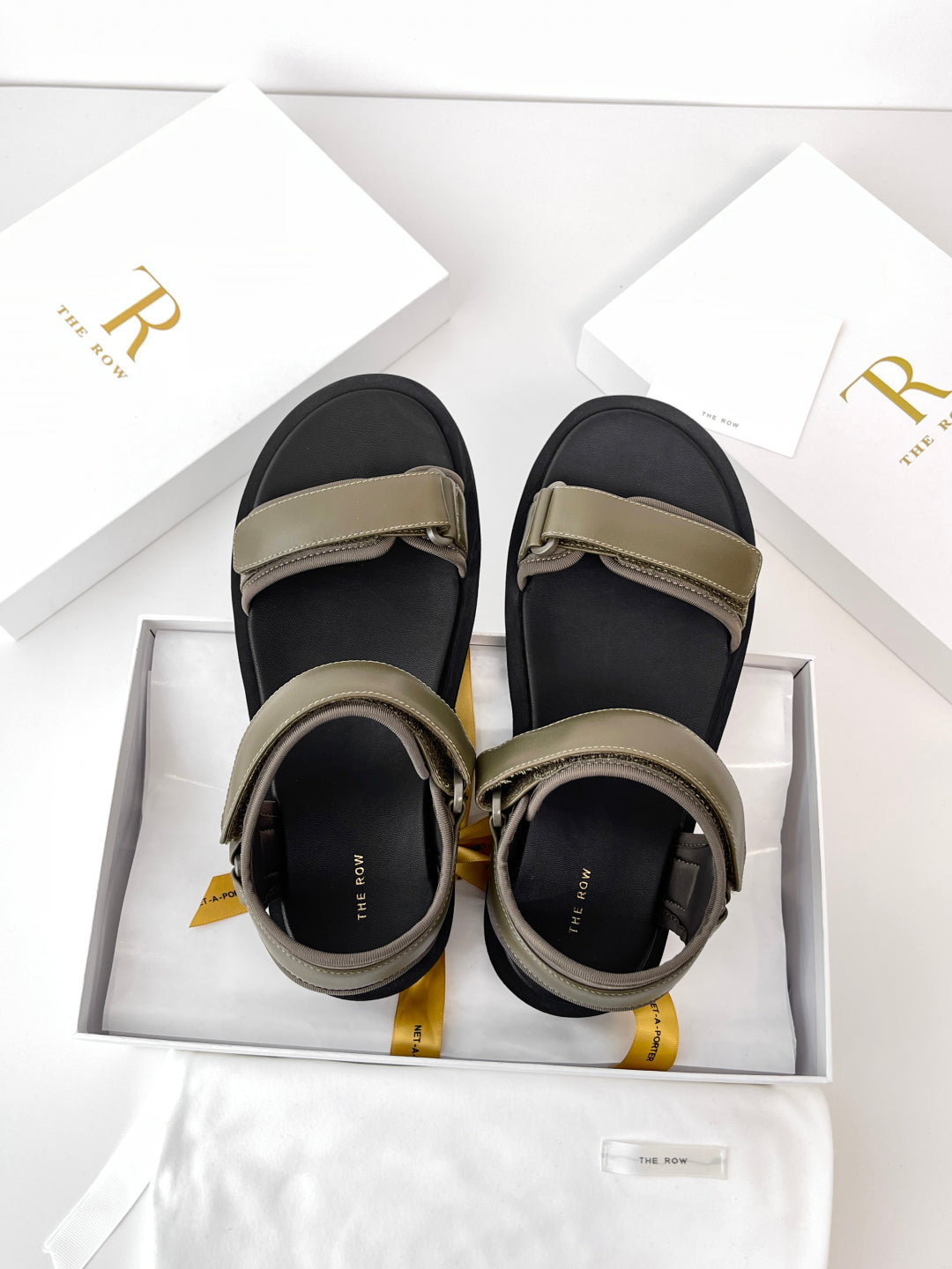 The Row Classic Velcro Beach Sandals