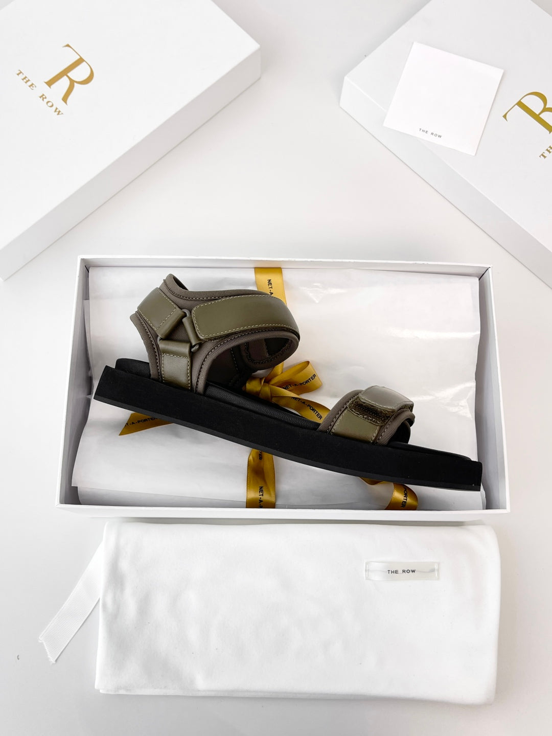 The Row Classic Velcro Beach Sandals