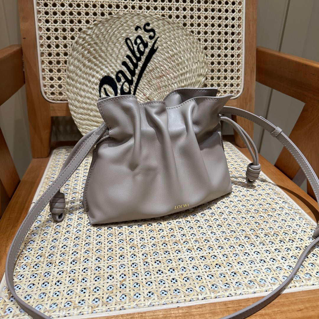 Loewe Flamenco Nappa Leather Shoulder Bag