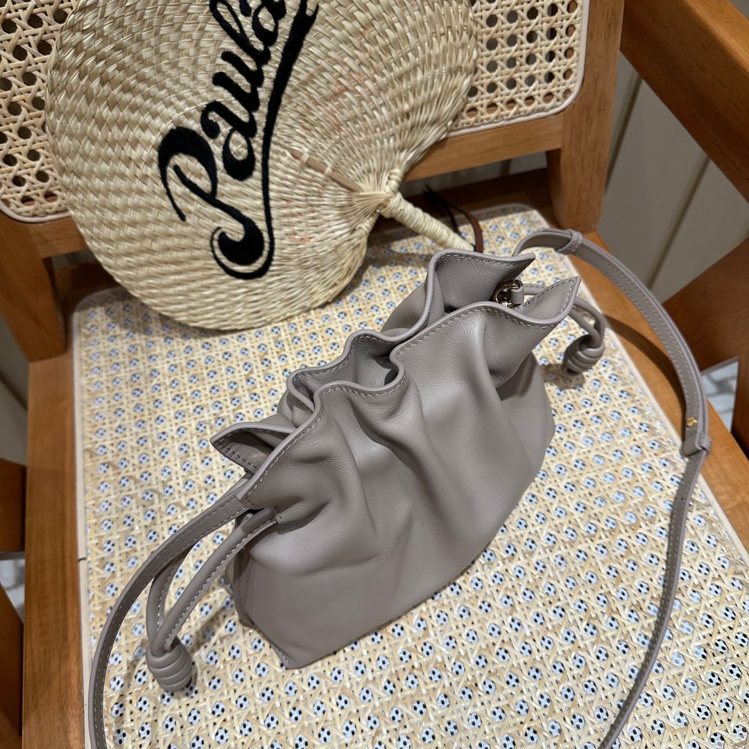 Loewe Flamenco Nappa Leather Shoulder Bag