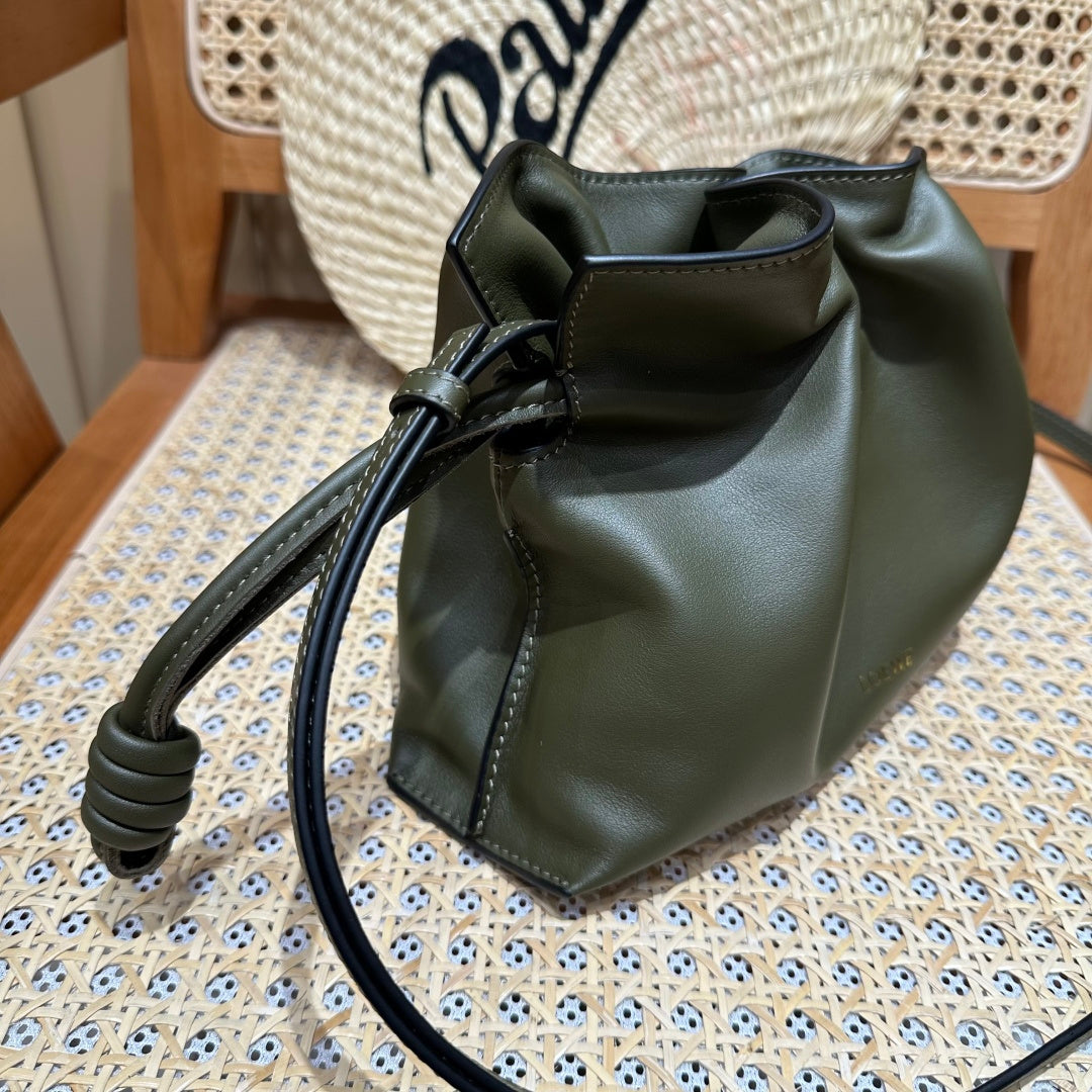 Loewe Flamenco Nappa Leather Shoulder Bag