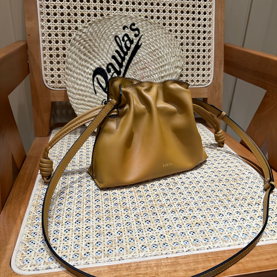 Loewe Flamenco Nappa Leather Shoulder Bag