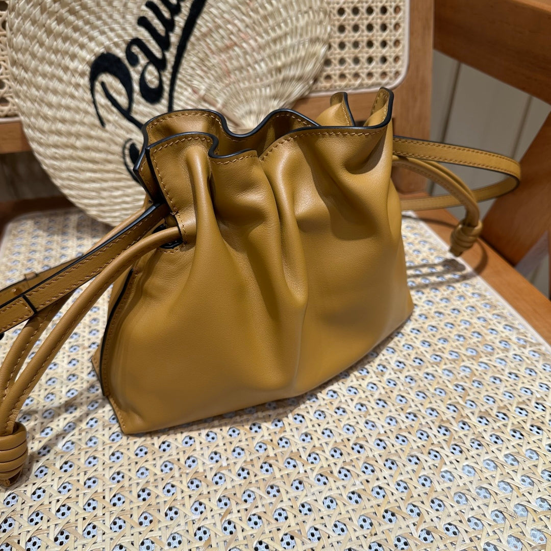 Loewe Flamenco Nappa Leather Shoulder Bag