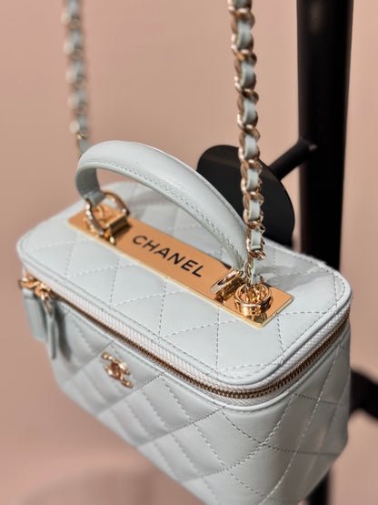 Chanel Lambskin Long Box Vanity Case – 25C
