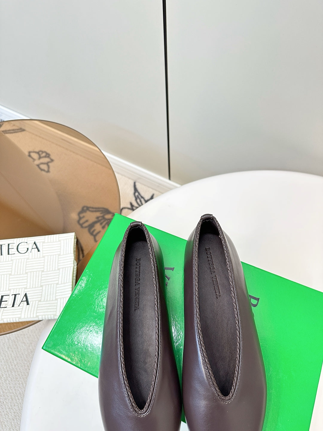 Bottega Veneta Woven Flats – 2025 Collection