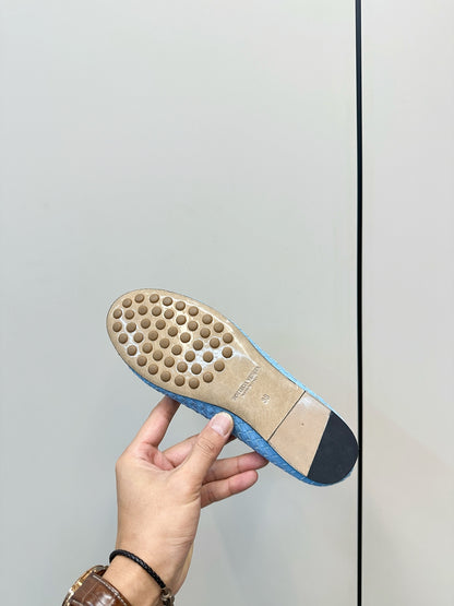 Bottega Veneta 2025 Woven Flat Shoes
