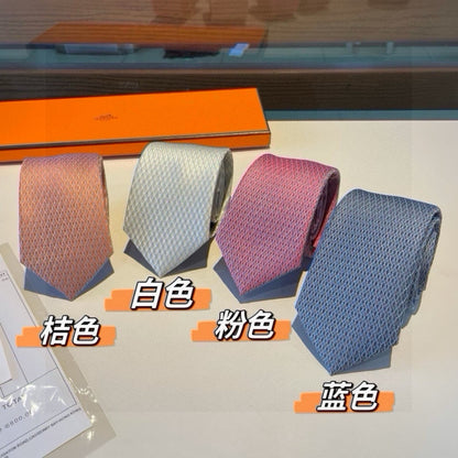 Hermès Men's Silk Tie – New Collection