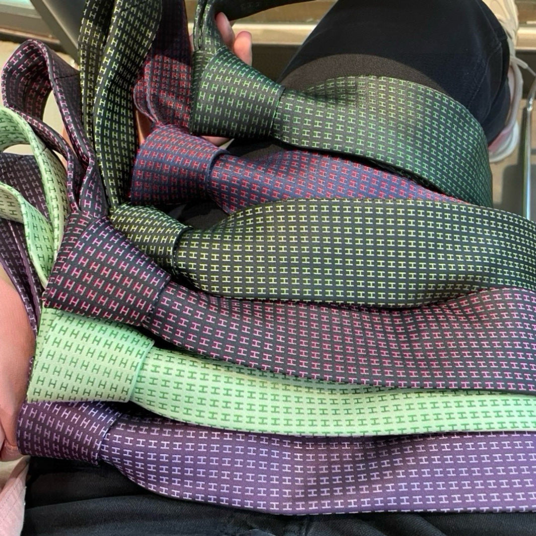 Hermès H-Letter Men's Silk Tie Series