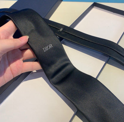 Dior Men's Logo Jacquard Tie