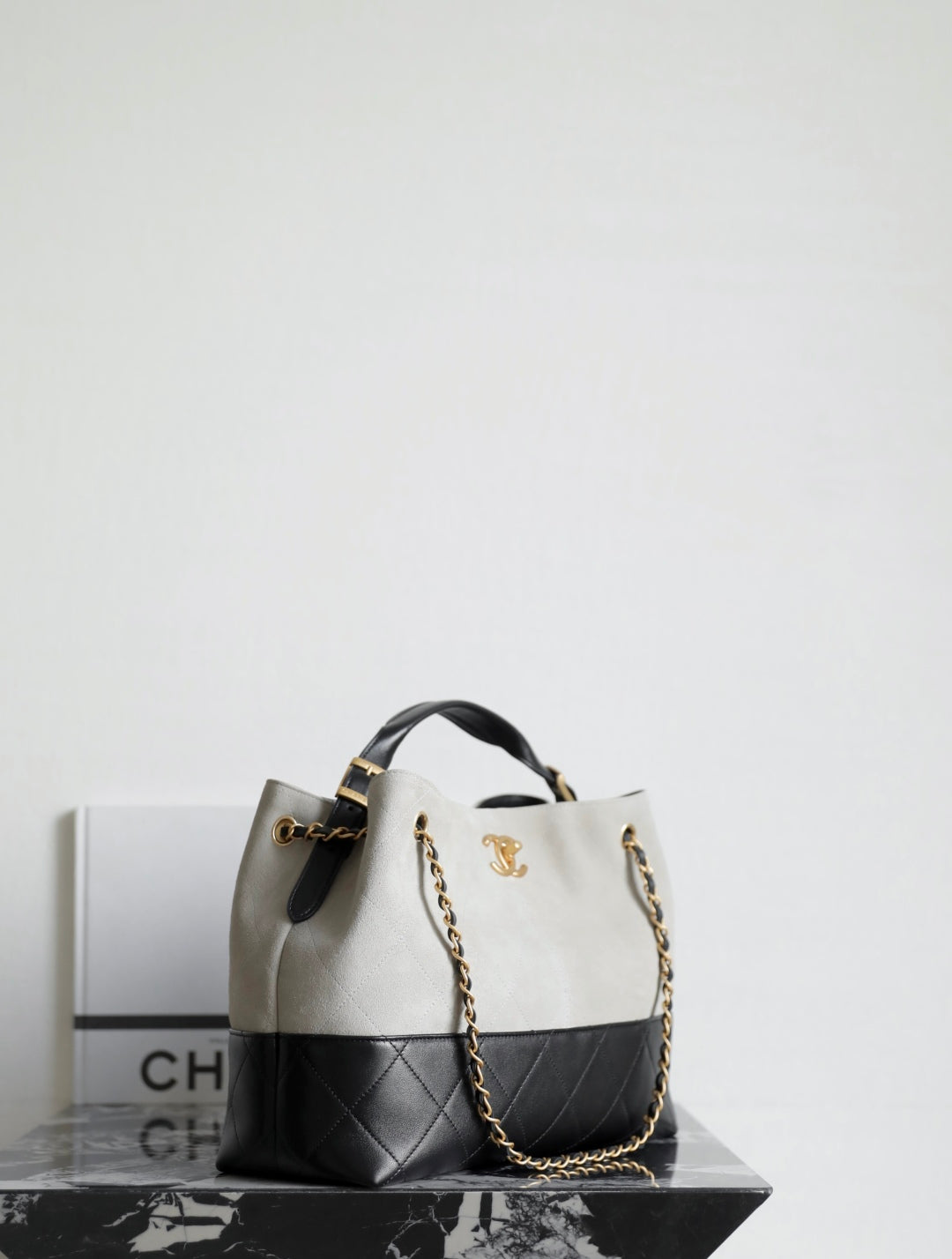 Chanel 25A Suede Hobo Shopping Bag – 25A Collection