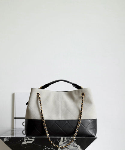 Chanel 25A Suede Hobo Shopping Bag – 25A Collection