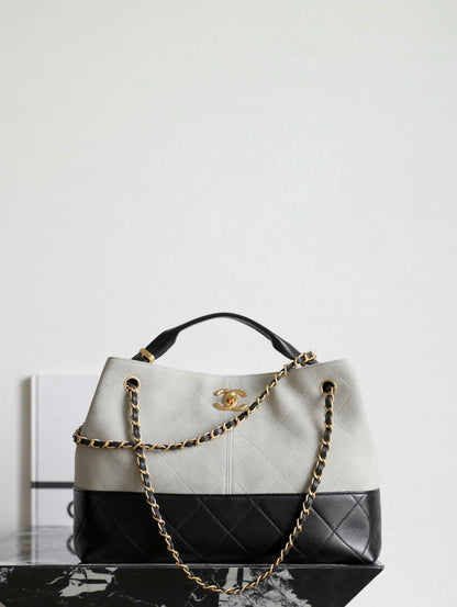 Chanel 25A Suede Hobo Shopping Bag – 25A Collection